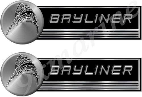 Dos pegatinas clásicas Bayliner 10.0in de largo cada una.