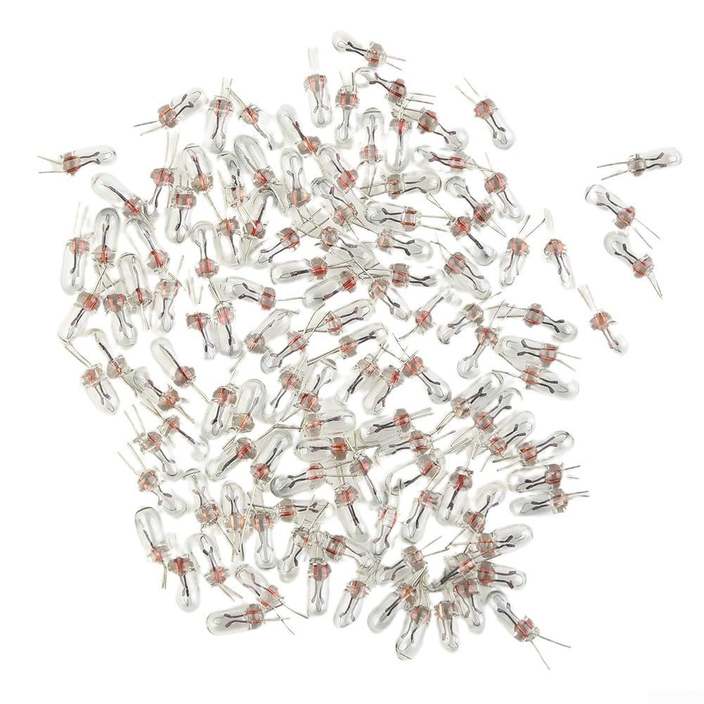 Mini bombillas de 3 mm, 120 unidades, luz blanca cálida de 12 V para proyectos de manualidades y acentos