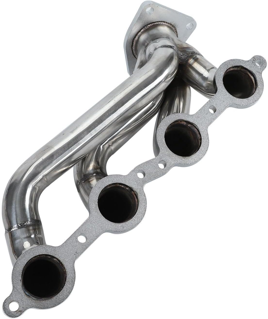 Exhaust Manifold Header Replacement kit for 2002-2016 Chevy Silverado 1500 2500HD 3500HD 4.8L 5.3L，02-16 Chevy Silverado 1500 2500HD 3500HD Exhaust Headers