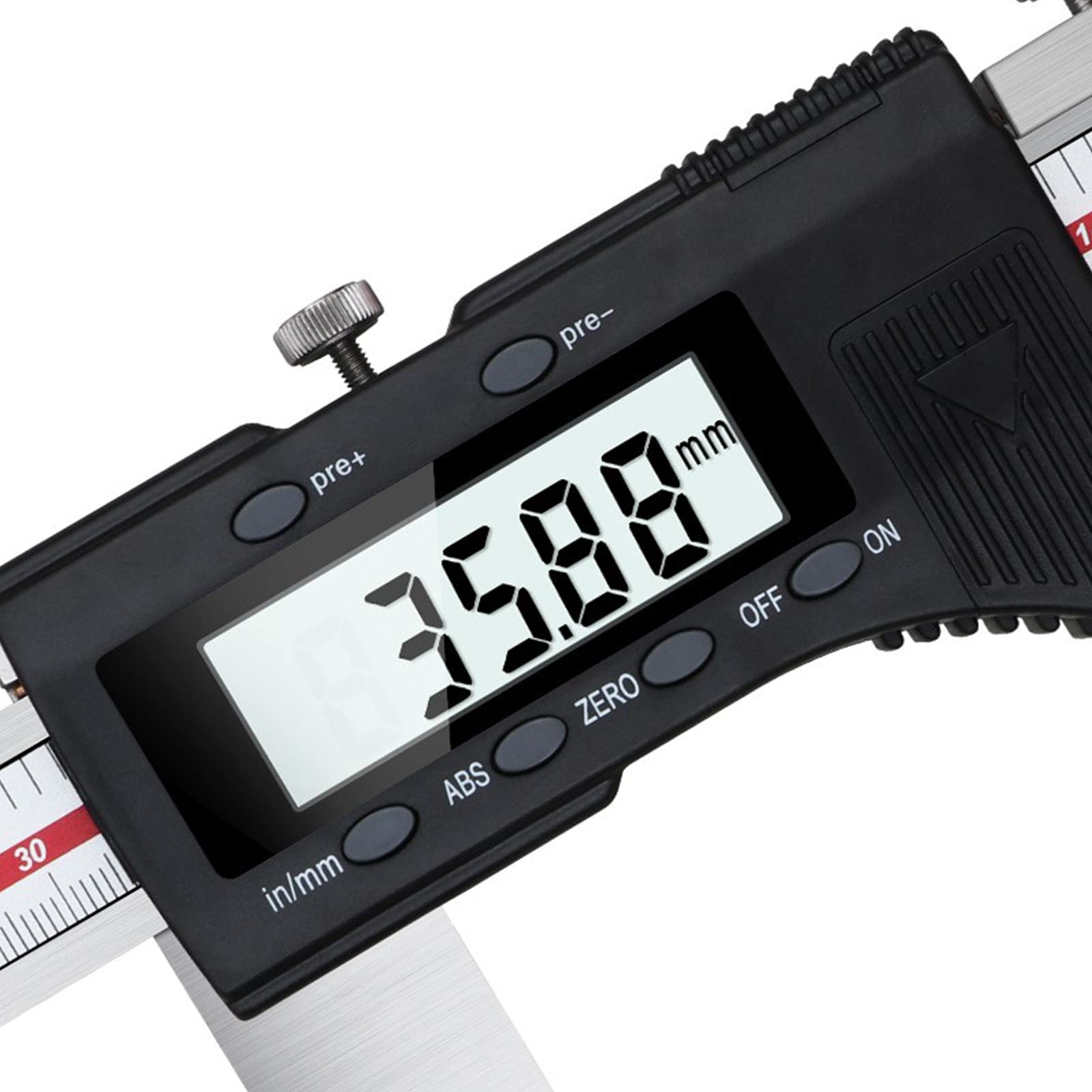 Suwmiarka, Suwmiarka o dużym zakresie pomiarowym - Elektroniczna suwmiarka mikrometryczna z dużym ekranem LCD, wydłużona szczęka pomiarowa, 0-1500 mm/rozmiar szczęki 150 mm