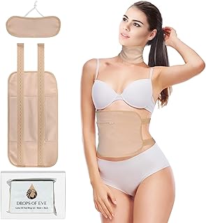 2 pcs Castor Oil Pack Wrap – Castor Oil Pack with Castor Oil Organic For Liver Detox – Castor Oil Pack Wrap Organic Cotton – Neck and Waist Castor Oil Packs – Leakproof Design – Universal Size