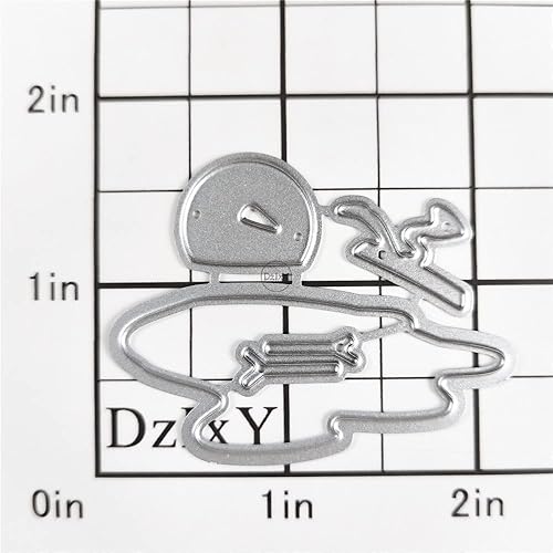 Miniatura 2 de DzIxY Preciosos troqueles de corte de metal con diseño de muñeco de nieve para hacer tarjetas, troquelados, troquelados, plantillas de máquina de