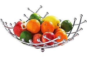 Elegant Stainless Steel Fruit Bowl for Modern Kitchens