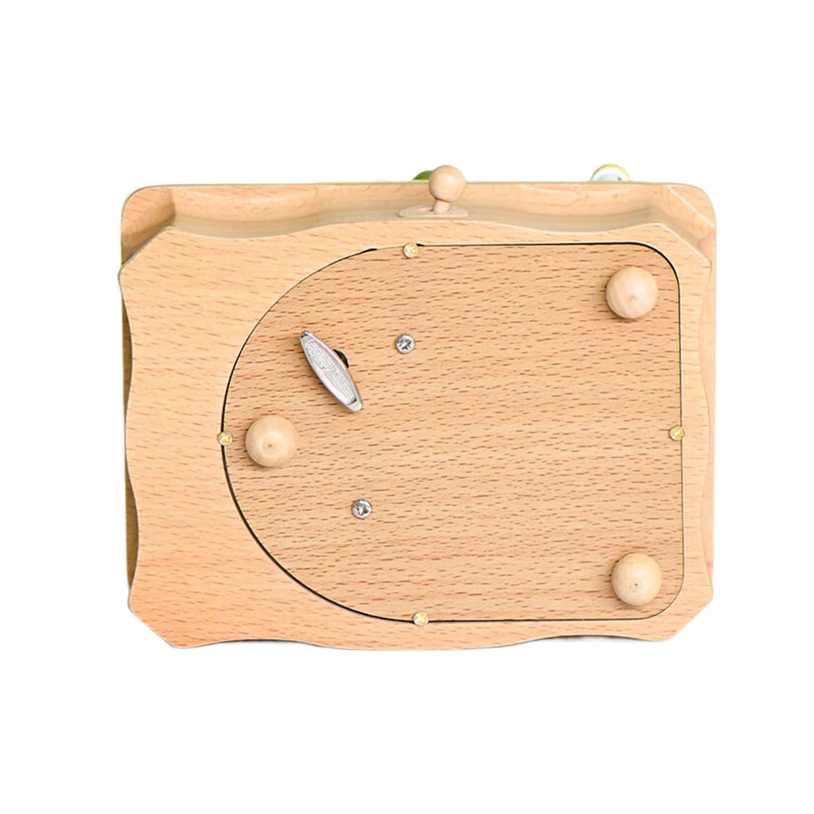 Aerei rotanti e ruota Music Box Decors Legno Ornamento Meccanico Per Casa Ufficio Con Melodie Ruota Panoramica Ornamento In Legno