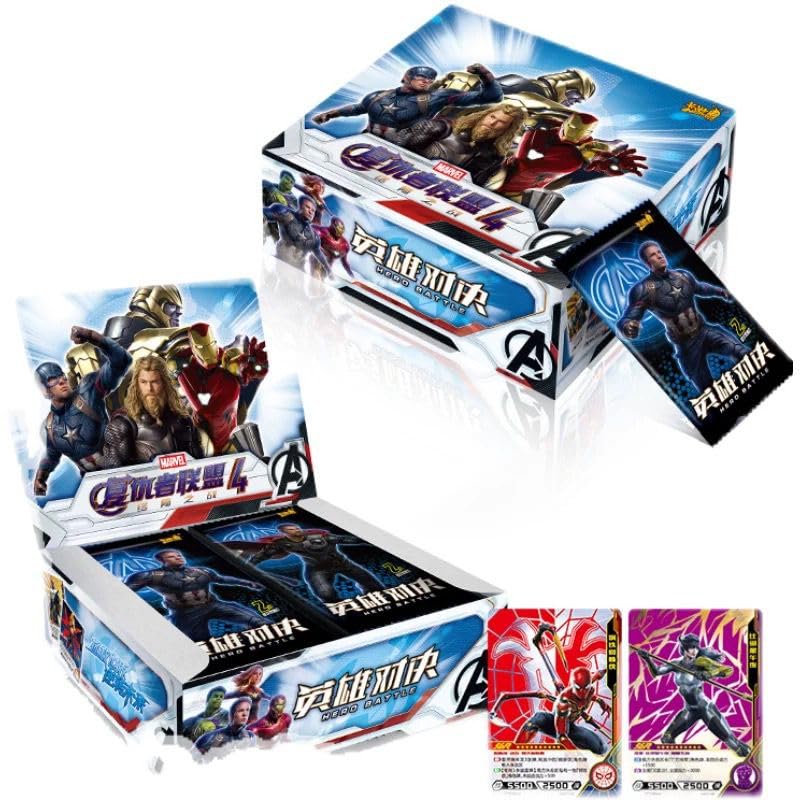 marvel ultimate battles booster box Official Licensed Kayou Marvel Hero Battle Trading Card Game Series Set 1 Booster  Box Packs