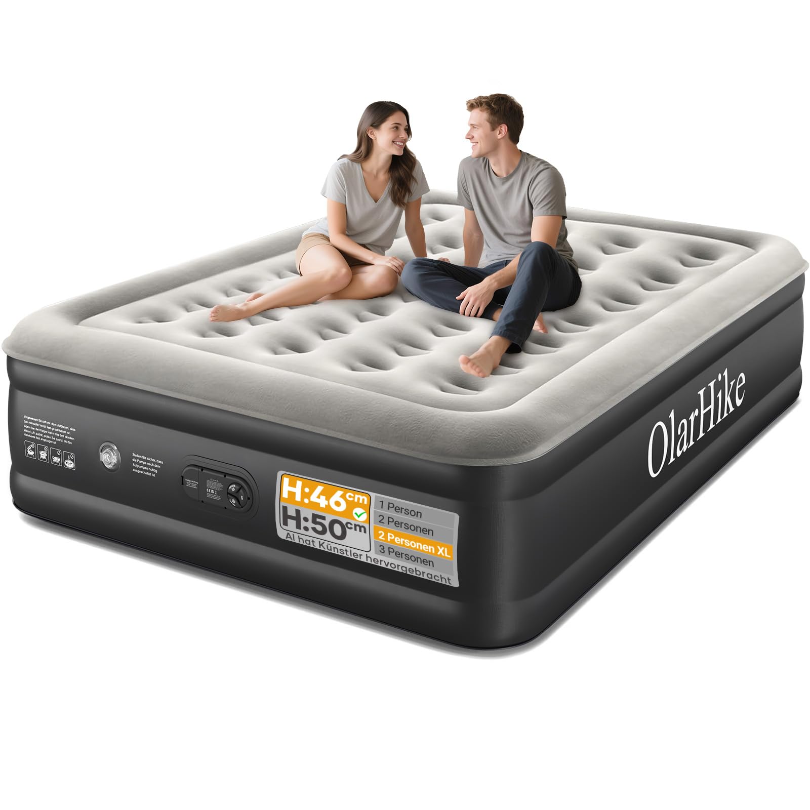 OlarHike Luftmatratze selbstaufblasend 152x203x46 cm Luftbett 2 Personen – Amazon Angebot