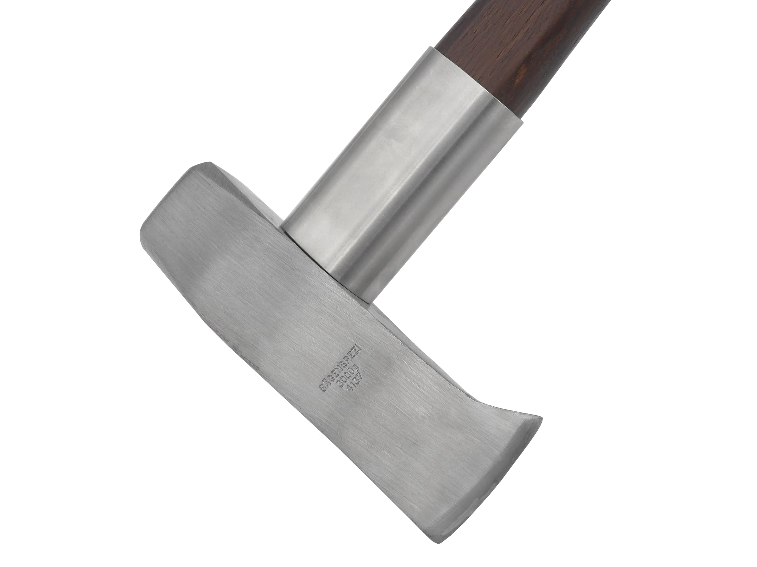 Sägenspezi Spalthammer Spaltaxt mit 90 cm Stiel aus Hickory Holz 3000 g mit Lederschutz für die Schneide