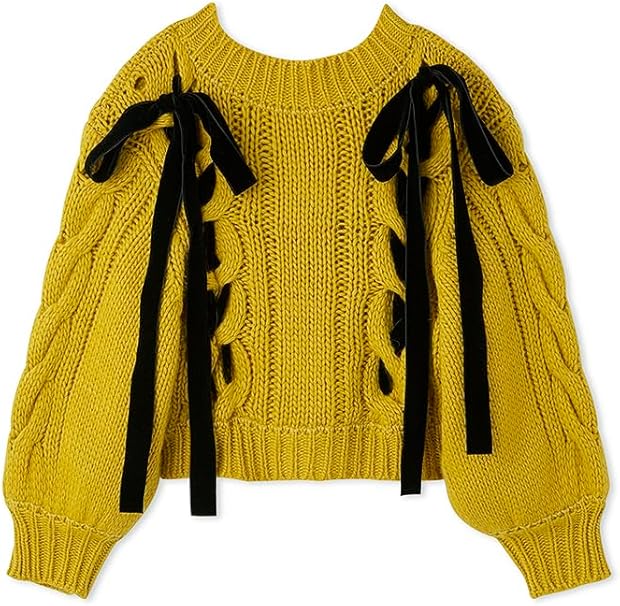 bubbles リボンケーブルニットトップス KNIT | sparkling mall online bubbles リボンケーブルニットトップス KNIT | sparkling mall online