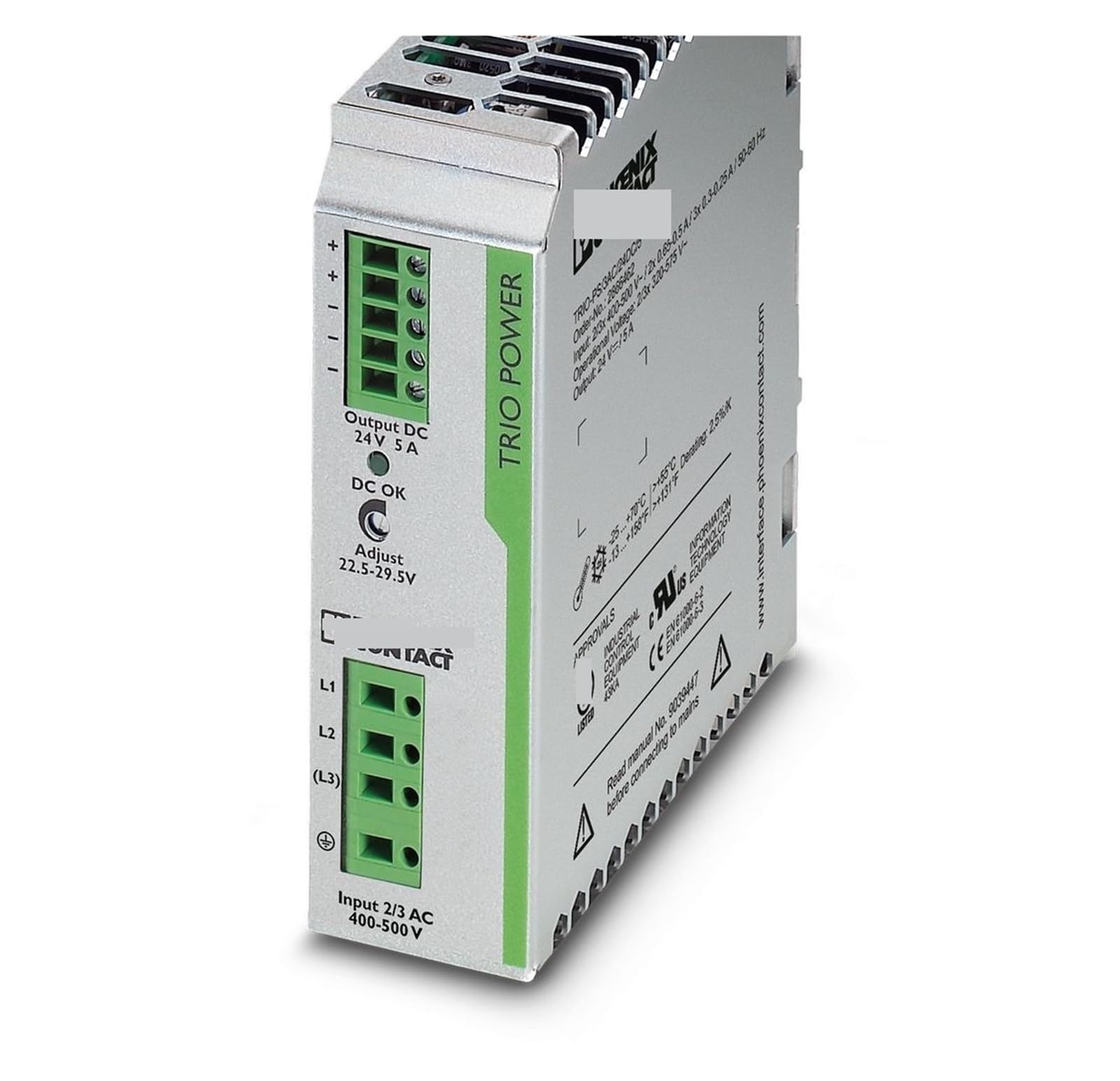 UOUOBEAR Switching Power Supply TRIO-PS/3AC/24DC/ 5-2866462 for Industrial Original