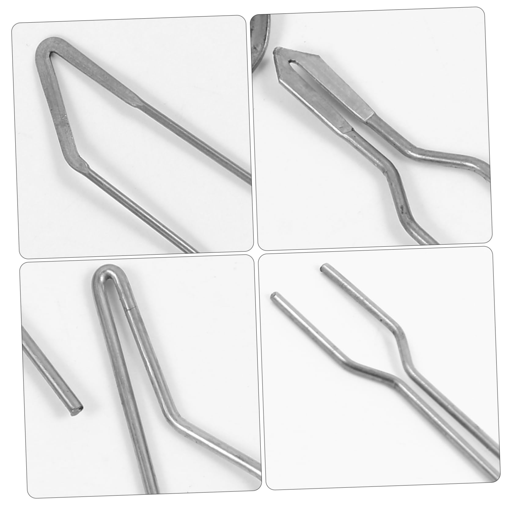 STOBOK 30 Piezas punta de hierro soldador de temperatura pluma de pirograbado de alambre herramientas para tallar madera puntas de alambre para pirograbado kit de punta para quemar madera