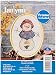Janlynn 21-1791 14 Count Snowlady Mini Counted Cross Stitch Kit, 3" by 4"