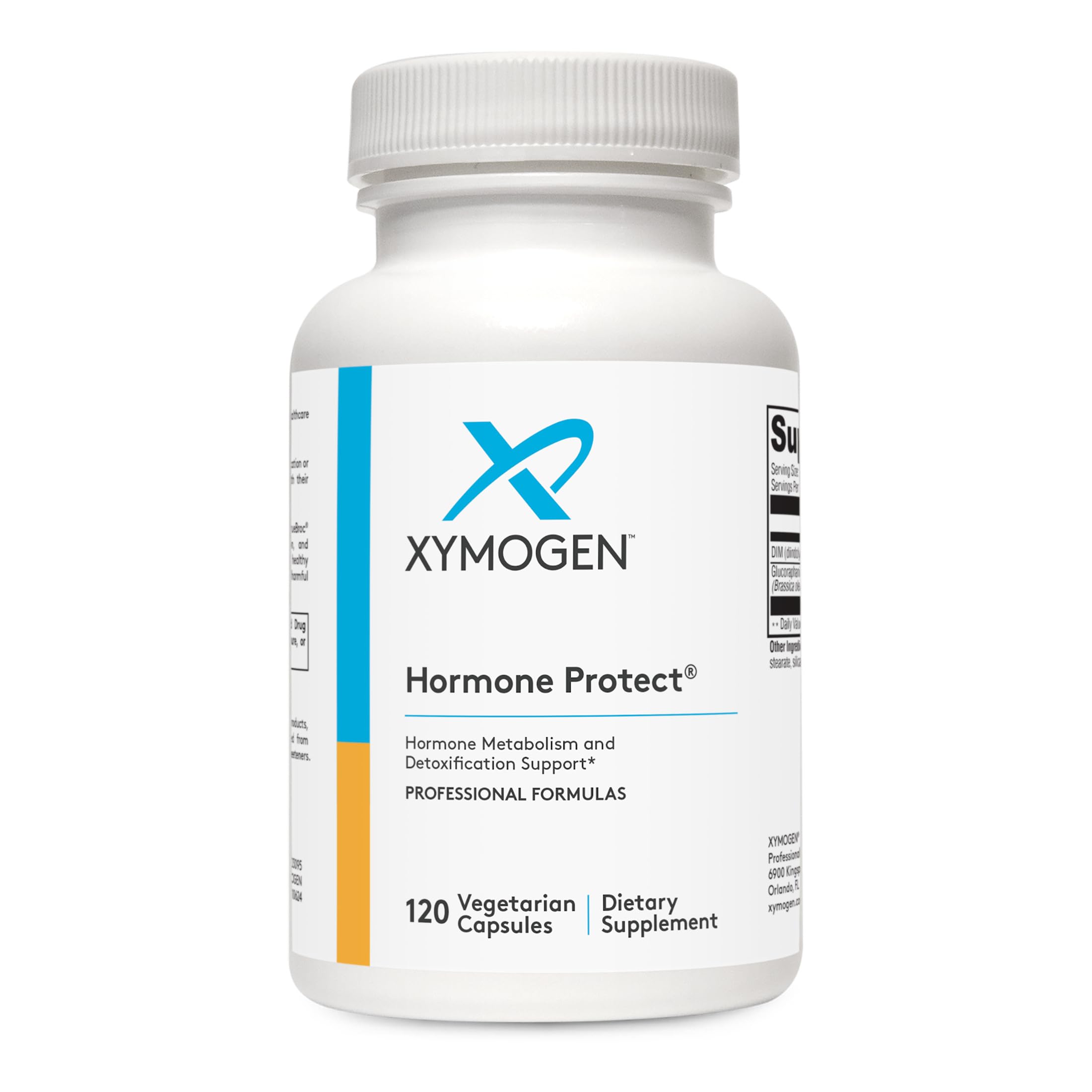 XYMOGEN Hormone Protect - Estrogen Metabolism + Estrogen Detox Support Formula - DIM (Diindolylmethan) mit TrueBroc Glucoraphanin aus Broccoli Extract (120 Kapseln)