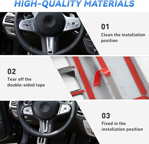 Miniatura 3 de Marco de botón de volante de fibra de carbono real para BMW 3 4 5 7 8 Series G28 G20 G22 G30 G11 G14 X3 G01 X4 G02 X5 G05 X6 G06 X7 G07 Z4 G29