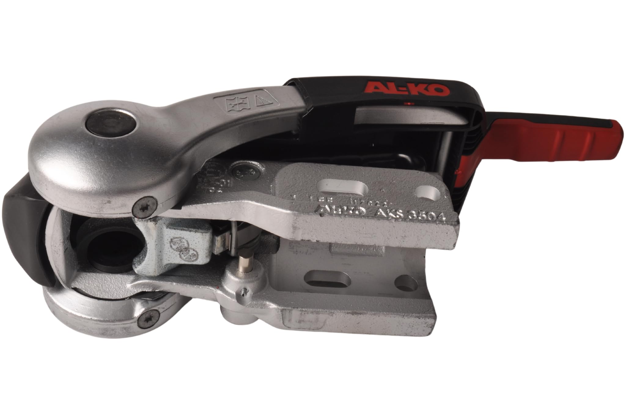AL-KO - Acoplamiento de Seguridad AKS 3504 con Cerradura integrada y Pelota de Seguridad • 60 mm Redondo