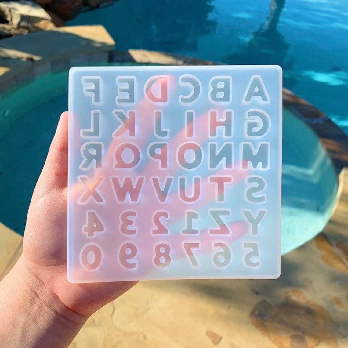 R H lifestyle Resin Art Silicone Alphabet and Numbers Shape Moulds, Alphabet Resin Mould epoxy Resin Art kit with Mold Silicon Jewellery Moulds Resin Art kit for Beginners