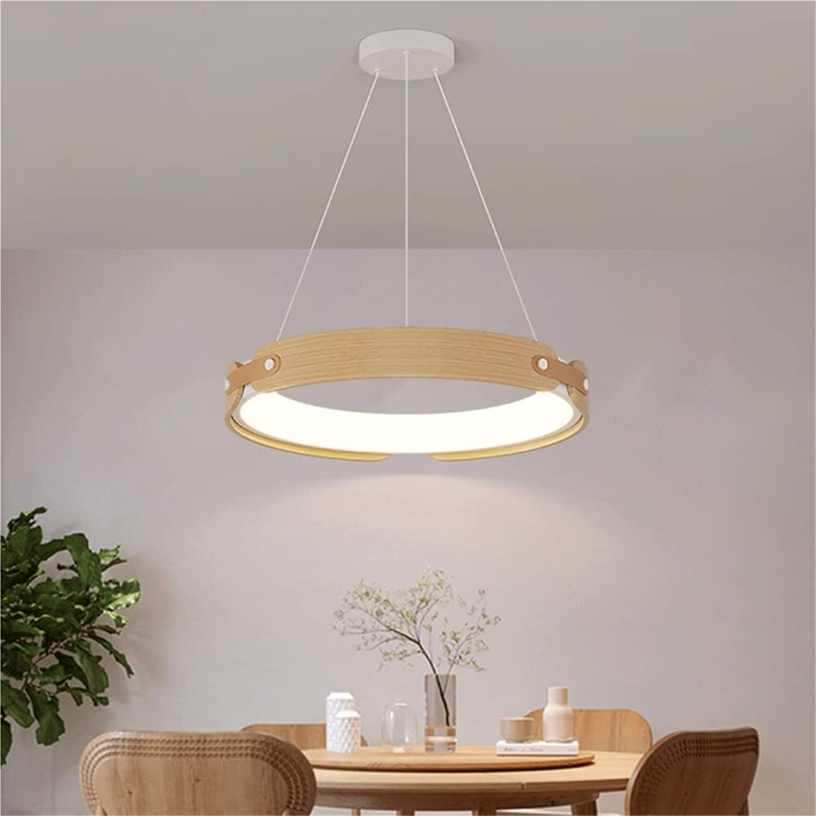 HJLJKG Luminaria Modena Ambiente Moderno con Schermo Acrilico in Legno per Casa da Rientro, Soggiorno e Stanza da Pranzo - Colorino di Teglia