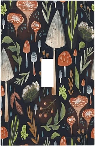 Miniatura 107 de Cubiertas de Interruptor de Luz de 1 Gang Medieval Abstracto Moderno Luna Estrellado Gran Ola Toggle Simple Placa de Pared Cubierta Decorativa de