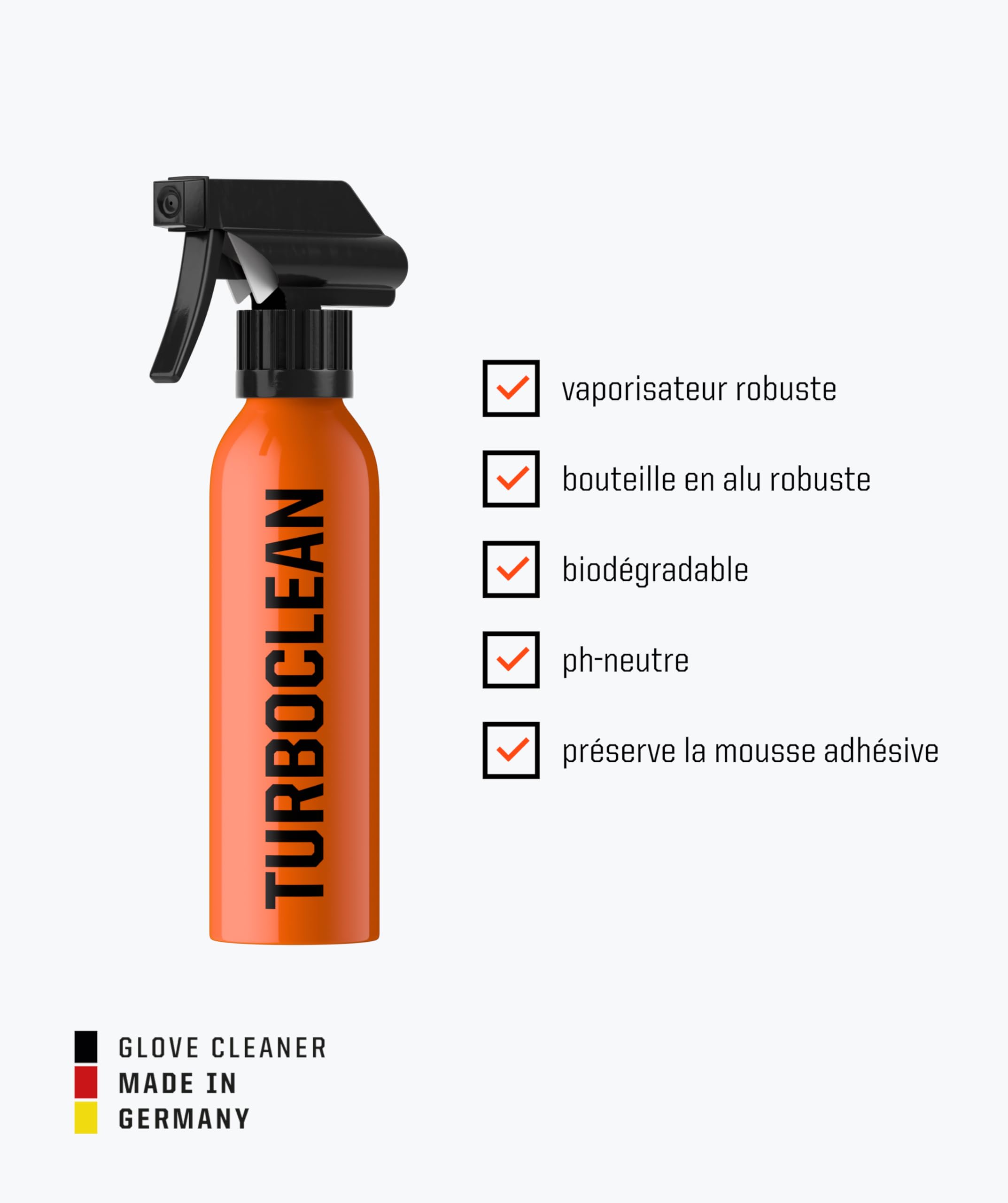 T1TAN TURBOCLEAN & TURBOFRESH nettoyant pour Gants de Gardien 200 ML, Nettoyage du Latex pour Grip Maximal et élimination des odeurs Contre Les bactéries, Performance et fraîcheur Longue durée