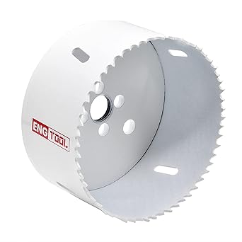 MaxTool 3-7/8" Bi-Metal Hole Saw 98mm Cobalt High Speed Steel M42 Bimetal Holesaw with 1.75" Deep 5/8-18 Thread for Metal Wood Plastic; BM03W44R356