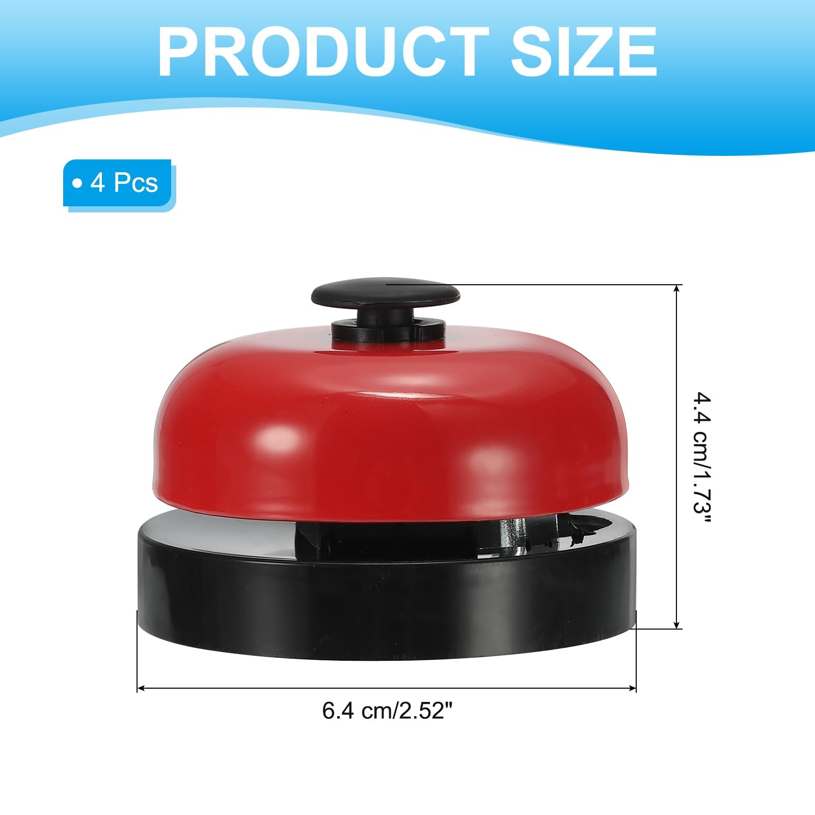 PATIKIL Desk Call Bell 2.5" Diameter - Image 2
