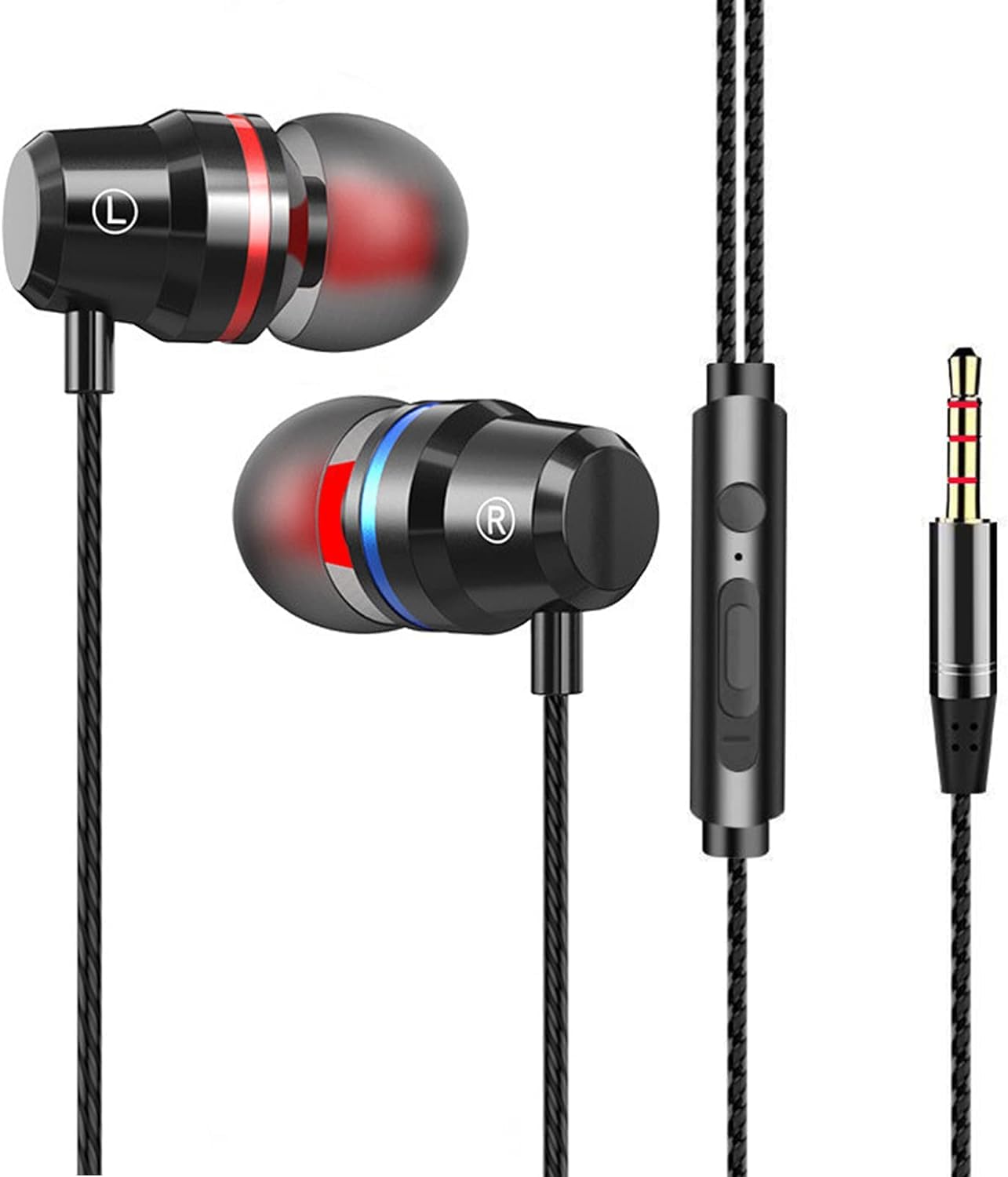Amazon.co.jp: イヤホン 有線イヤホン 3.5mmジャック HIFI音質 音量