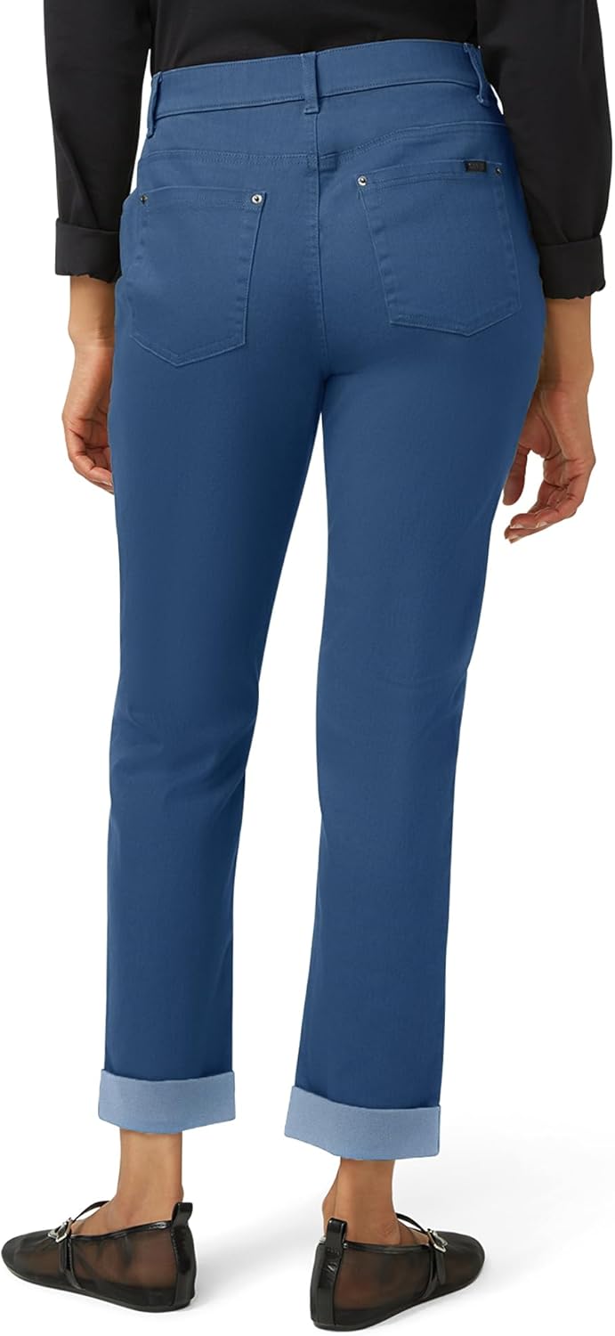 HUE Womens Girlfriend Mid-Rise Denim Pant - Image 2