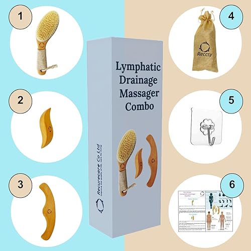Vegan Dry Brush for Lymphatic Drainage & Cellulite