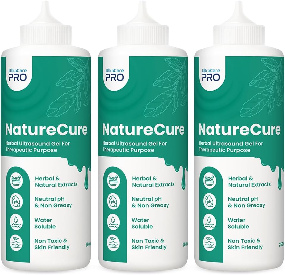 UltraCare PRO NatureCure Ultrasound Gel - Pack of 3 bottles