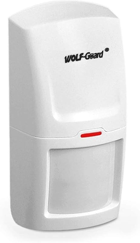 Wolf-Guard 433 MHz PIR Mozgásérzékelő - 12 méteres hatótávolság, vezeték nélküli, elemes, fehér, riasztórendszerhez, otthoni és üzleti bizto