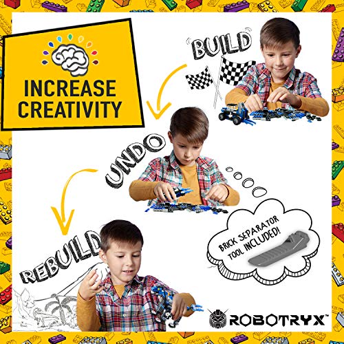 JITTERYGIT Robot STEM Toy Figure | 3 in 1 Fun Creative Set | Construction Building Toys for Boys and Girls Ages 6-14 Years Old | Best Toy Gift for Kids | Free Poster Kit Included