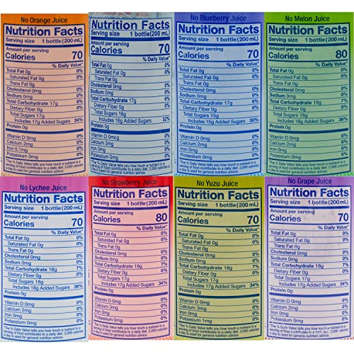 Ramune Japanese Soda, Variety Pack (8 Flavors) #TOP1