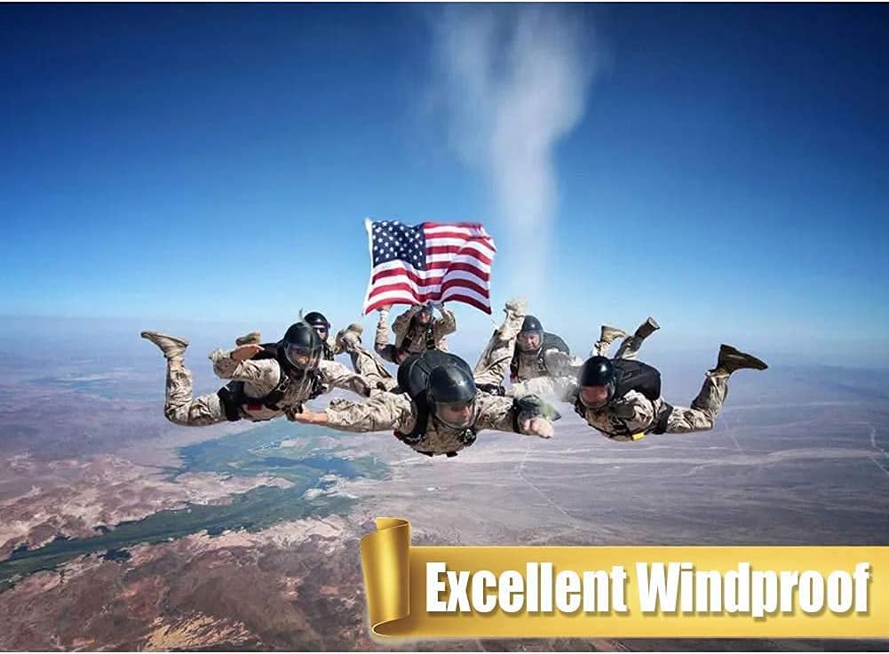 American Flags 4x6,USA US Flag, Sewn Stripes,Heavy Duty Durable Flags for Outdoors, Brass Grommets,The Best Embroidered Stars and Sewn Stripes American Flags.