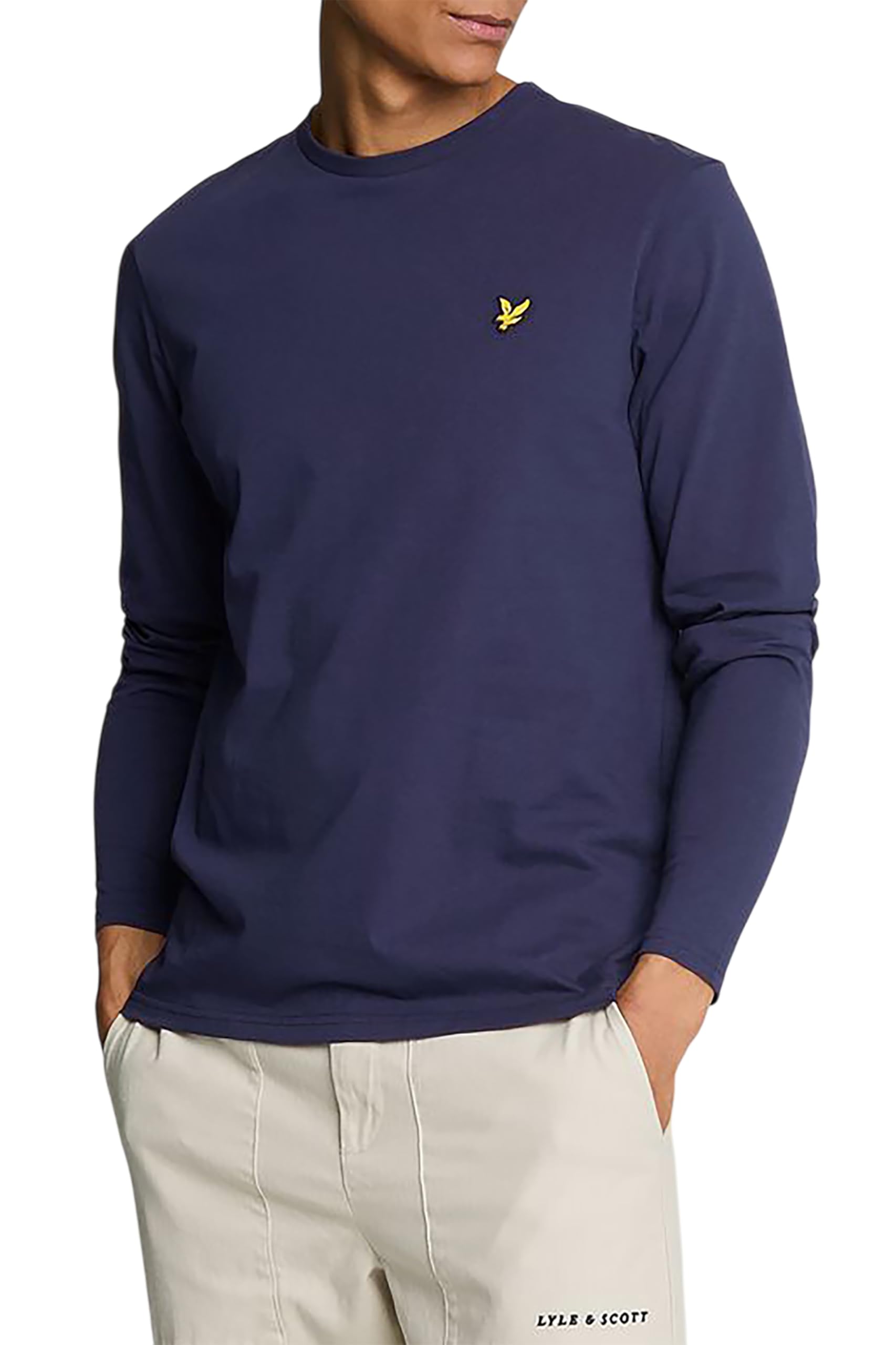 Lyle & Scott Men's  Long Sleeve Cotton T-Shirt in Size XS, BrandAlley