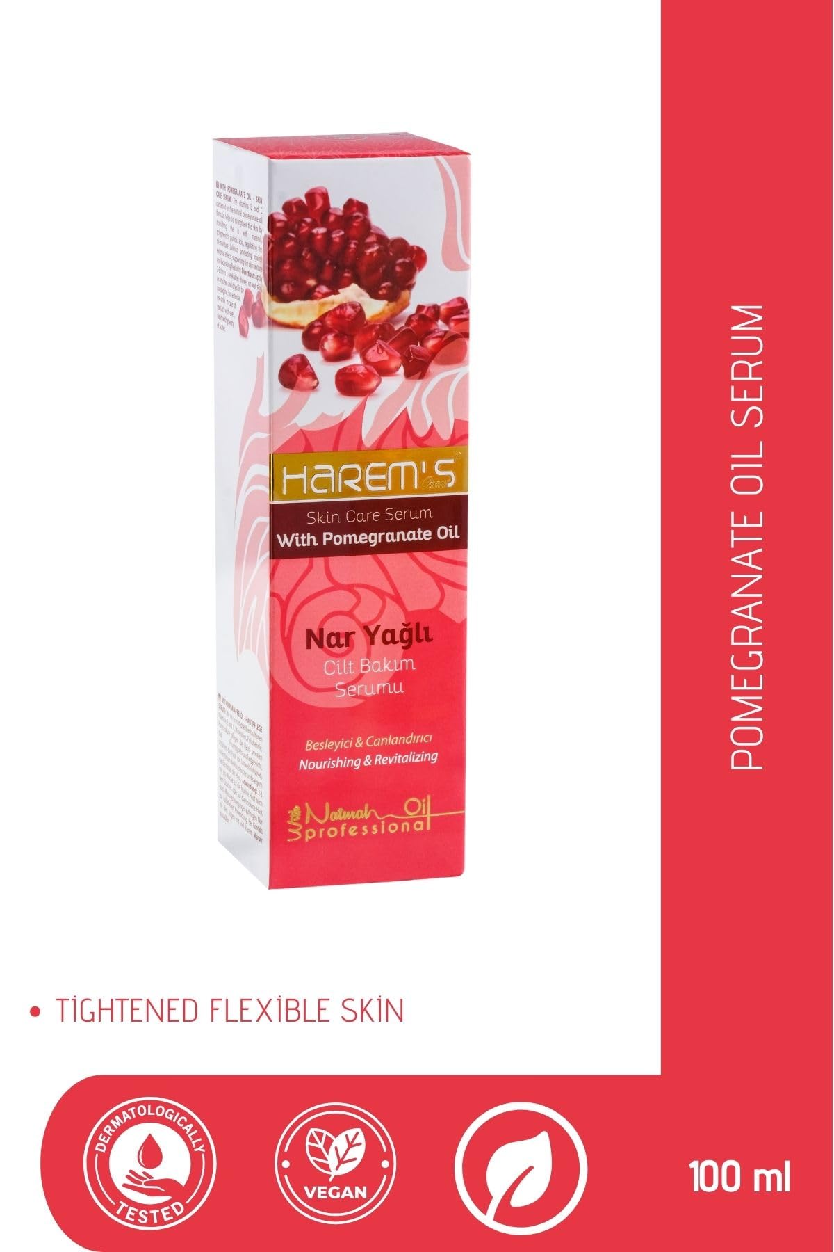 Harems Nar Yağlı Cilt Bakım Serumu (100 ml)