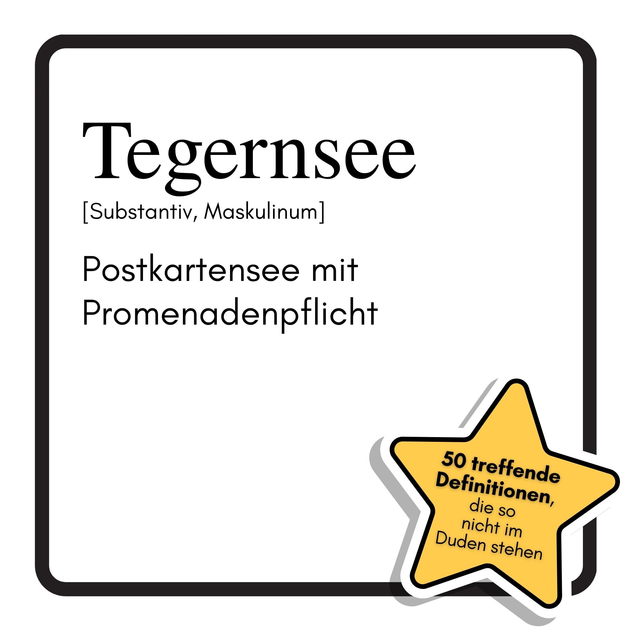 Tegernsee: Postkartensee mit Promenadenpflicht. Das lustige Geschenkbuch für Mann, Frau, Kollege, Freund zu Geburtstag, Weihnachten