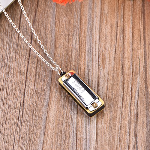 Mini Harmonica, Clé C 4 Trous Collier Harmonica Portable pour Enfants Débutant(Silver) - Les Beatles, Paul McCartney, John Lennon, RIngo Starr, George Harrison Mini Harmonica, Clé C 4 Trous Collier Harmonica Portable pour Enfants Débutant(Silver) – Image 8