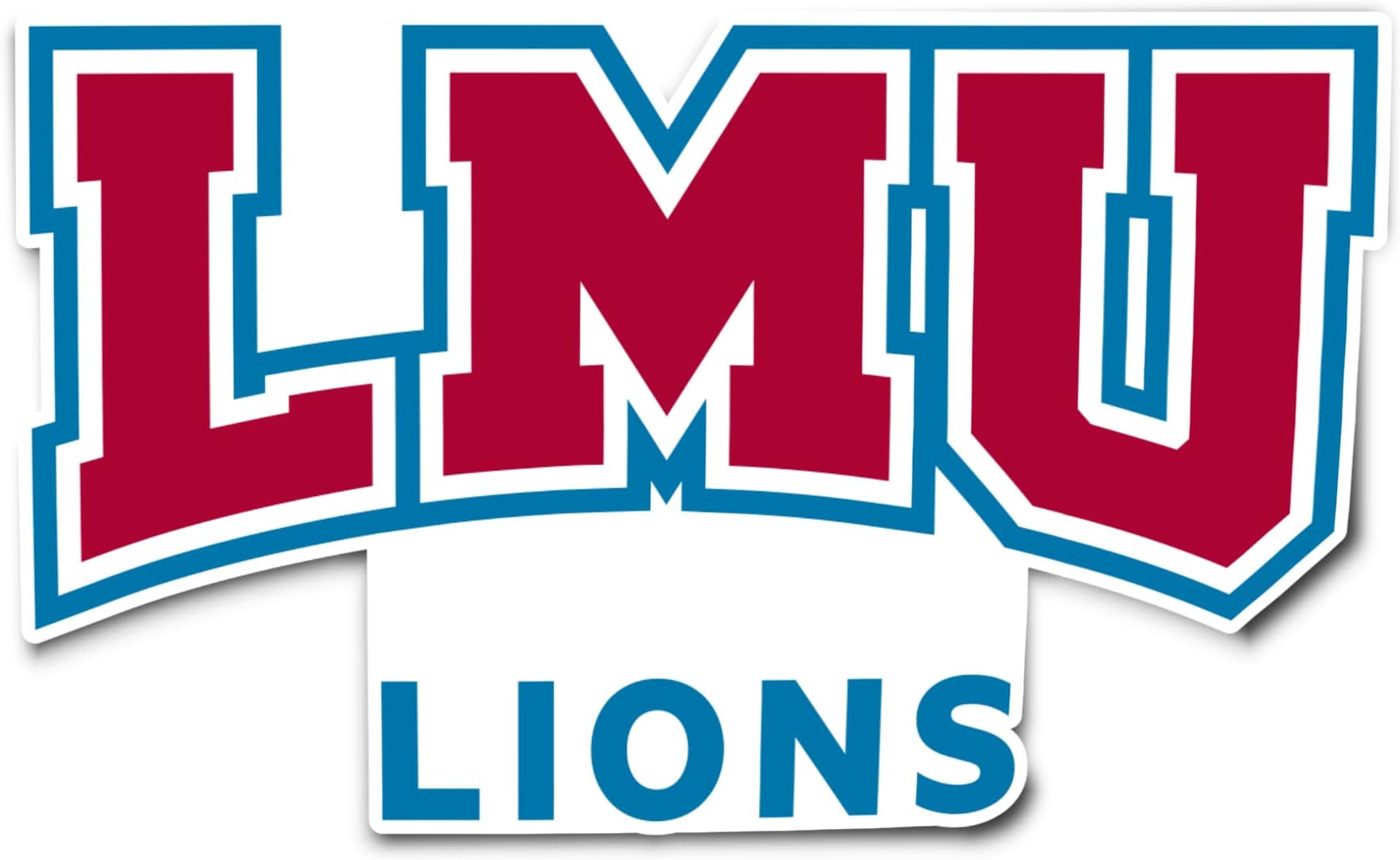 Desert Cactus Loyola Marymount University Sticker LMU Lions Vinyl Decal Laptop Water Bottle Car Scrapbook (IND 00003A)