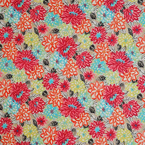 RSH DECOR: Deep Seating Foam Cushion Set | 23” x 24” Seat | All-Weather Spun Fabric | Water and Fade-Resistant | Outdoor Chair Cushion Set for Patio Furniture | Artistic Floral