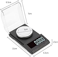 Vista 8 de misppro Báscula digital de joyería de 0.00 oz, báscula de bolsillo de alta precisión, báscula de gemas de joyería con pesas de calibración, pinzas