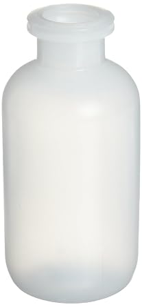 Wheaton 224037 Serum Bottle 120mL, HDPE, Mouth Dimensions 13mm ID x 20mm OD, Bottle Dimensions 47mm Diameter x 103mm Height Case of 100