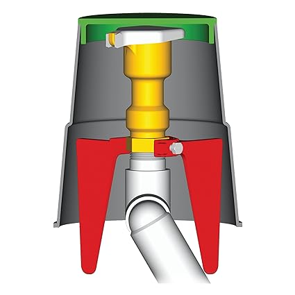 Underhill Anchor for Hose Coupler Valve, 3/4-Inch and 1-Inch Quick Couplers, Sprinkler Garden Irrigation Tools, The Claw Motion Restraint, QCA-075100
