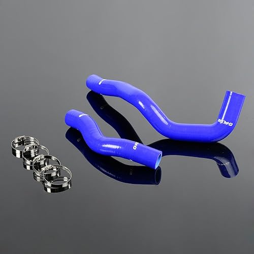 Miniatura 9 de PIT66 Kit de manguera de radiador de silicona, compatible con Toyota Supra SZ SZ-R 2JZ-GTE NA 3.0L 1993-1998, color negro con abrazaderas