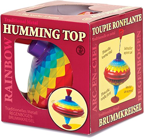 Tobar Rainbow Humming Top Traditional Spinning Toy