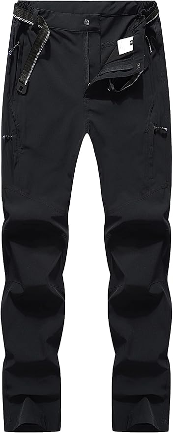 BenBoy Men's Hiking Cargo Pants Lightweight Waterproof Quick Dry Outdoor Casual Pants at Amazon 