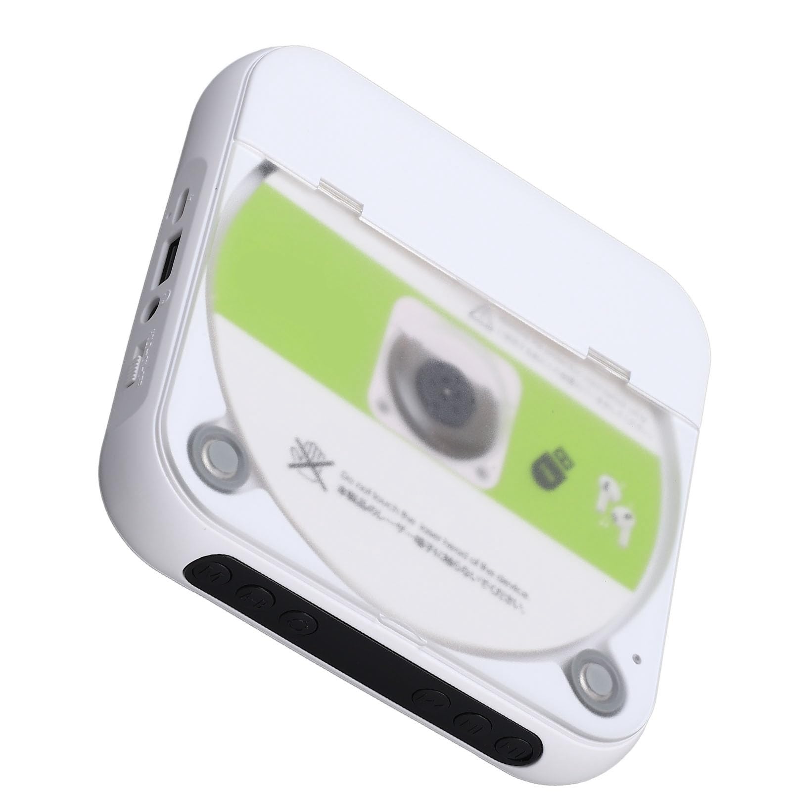 Yinhing Lettore CD Portatile Lettore Musicale Ricaricabile con Display LCD Supporta USB Ideale per Viaggi in Auto a Casa