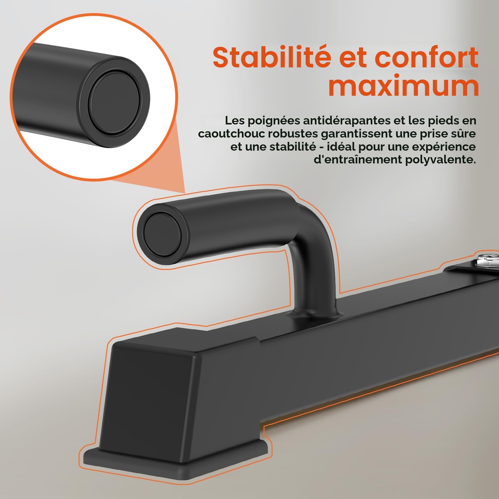 DH FitLife Barres de Dips | Station de Dips Hauteur Réglable (100-130 cm, 9 Niveaux) | Parallettes Musculation & Calisthenics | Appareil de Fitness pour la Maison