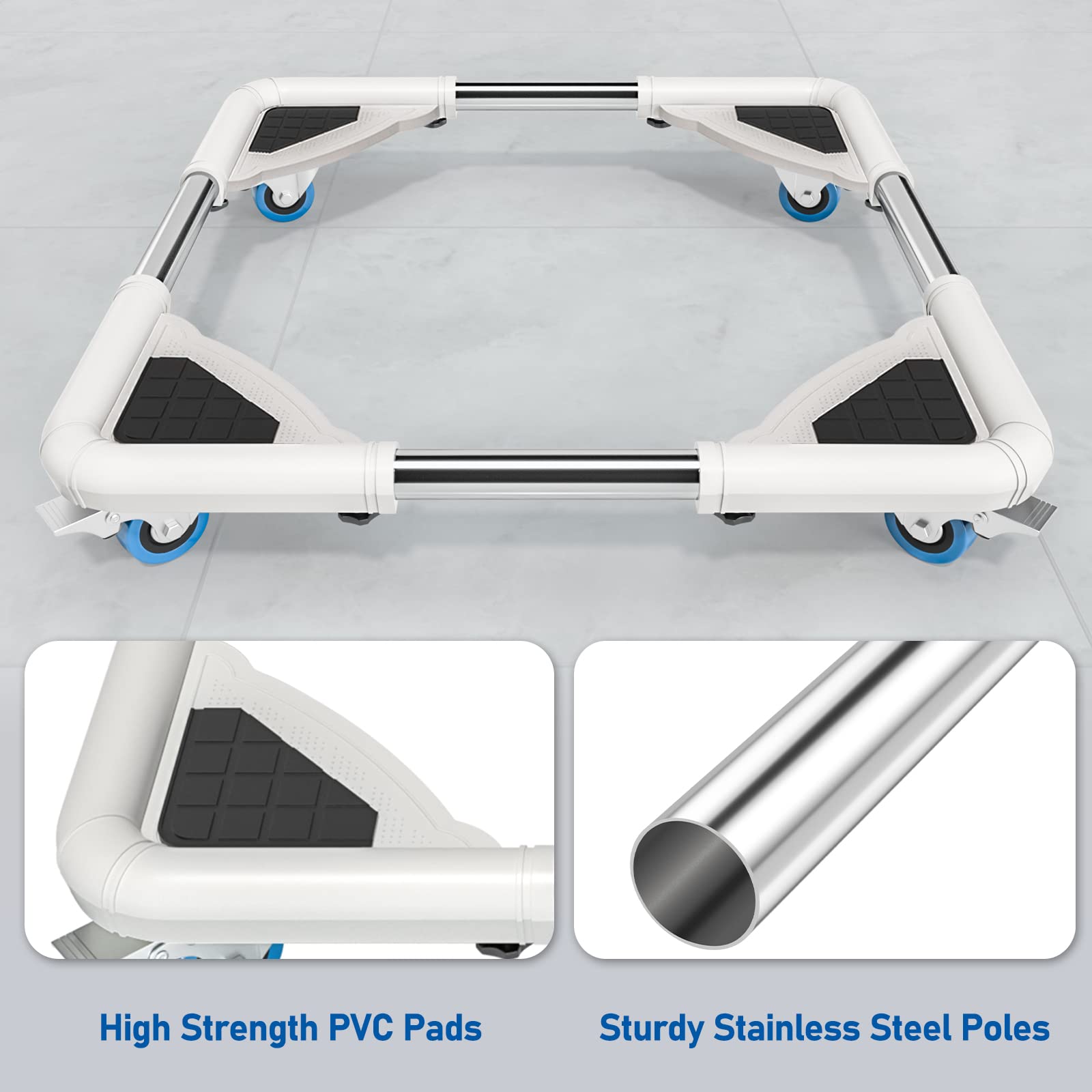 Furniture Dolly Mobile Roller with 4 Locking Wheels by DAILYLIFE