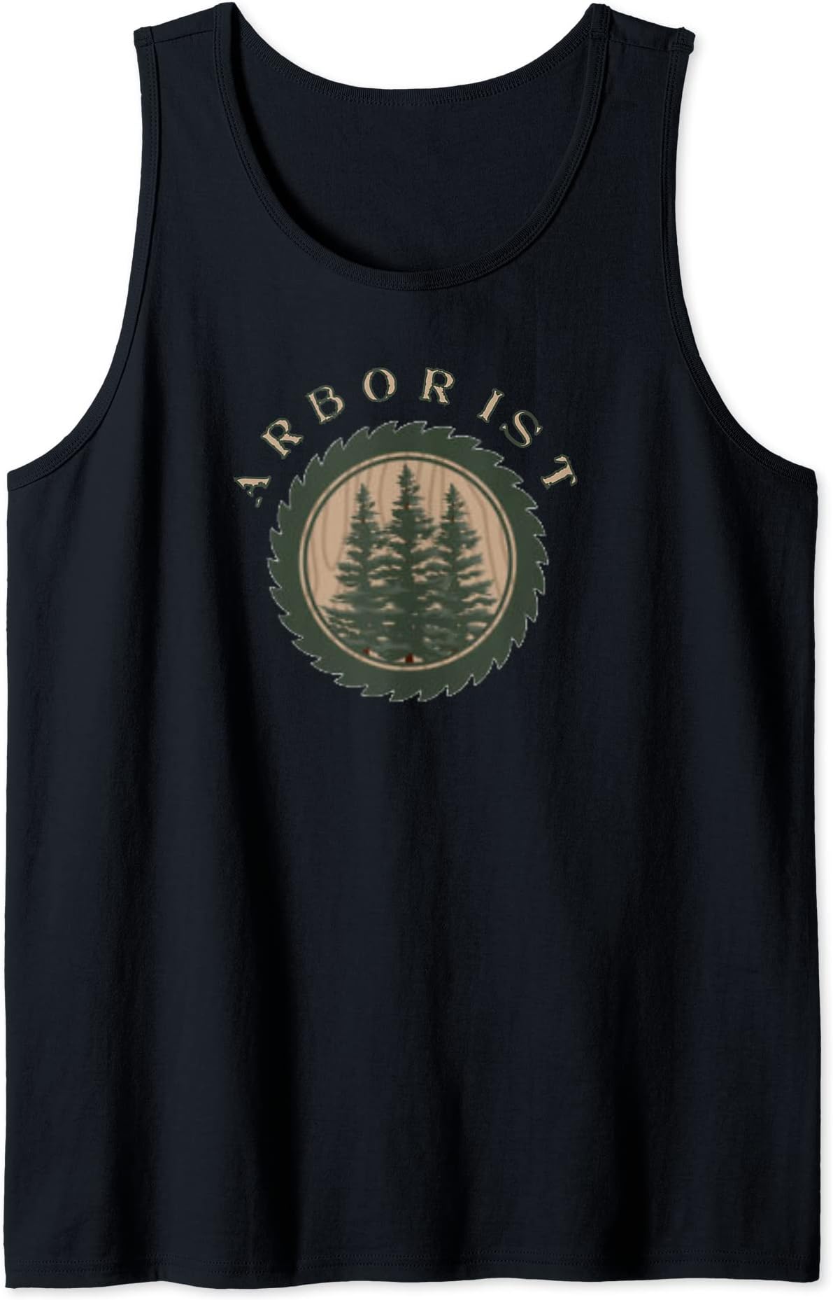 Arborist Pine Tree Felling Logging Logger Lumber Mill Cutter Tank Top