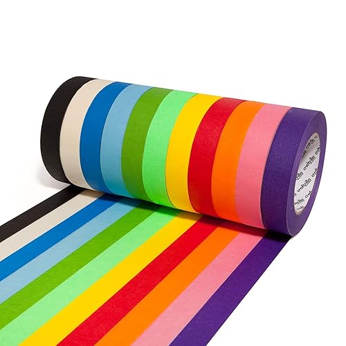 Miniatura 6 de Lockport Cinta adhesiva blanca Gaffer y cinta adhesiva de colores Craftzilla