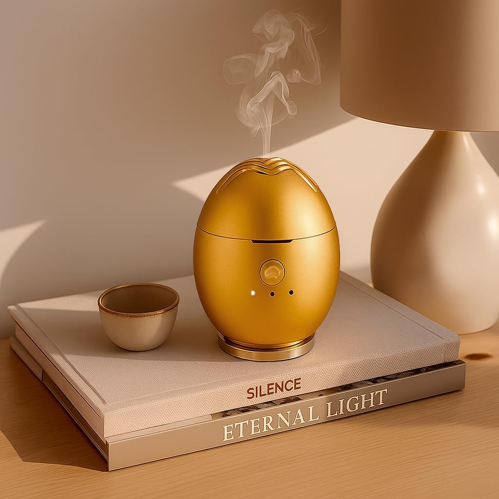 Orbby Aroma Scent Diffuser Starter Kit | Aroma Diffuser +Agarwood Fragrance Granules Refill (10gram)